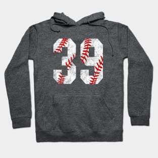 Vintage #39 Baseball Laces Baseball Mom Jersey Love Baseball Hoodie